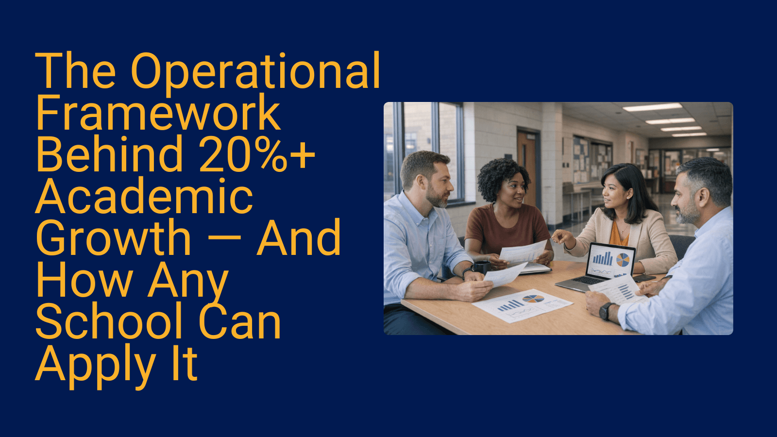 The Operational Framework Behind 20%+ Academic Growth — And How Any School Can Apply It